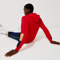 Lacoste Men's Hooded Colorblock Fleece Zip Sweatshirt by I-Max Fashions