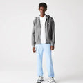 Lacoste Men's Hooded Cotton Blend Lettered Zip Sweatshirt by I-Max Fashions
