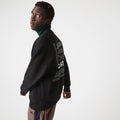 Lacoste Men's L!VE Loose Fit Crew Neck Print Fleece Sweatshirt by I-Max Fashions