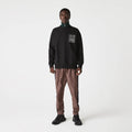Lacoste Men's L!VE Loose Fit Crew Neck Print Fleece Sweatshirt by I-Max Fashions