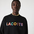Lacoste Men's LIVE Loose Fit Embroidered Fleece Sweatshirt by I-Max Fashions