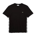 Lacoste Men's Logo Tape Crew Neck Cotton T-Shirt by I-Max Fashions
