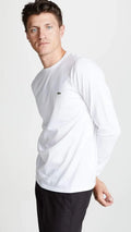 Lacoste Men's Long Sleeve Jersey Pima Regular Fit Crewneck T-Shirt by I-Max Fashions