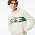 Lacoste Men's Loose Fit Front Graphic Long Sleeve Hoodie by I-Max Fashions