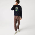 Lacoste Men's Pennants L Badge Cotton Fleece Sweatshirt by I-Max Fashions
