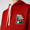 Lacoste Men’s Pennants L Badge Hooded Cotton Fleece Sweatshirt by I-Max Fashions