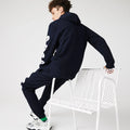 Lacoste Men’s Print Sleeve Fleece Hoodie by I-Max Fashions