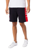 Lacoste Men's Regular Fit Cotton Fleece Colorblock Shorts by I-Max Fashions