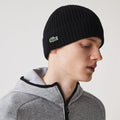 Lacoste Men's Ribbed Wool Beanie by I-Max Fashions