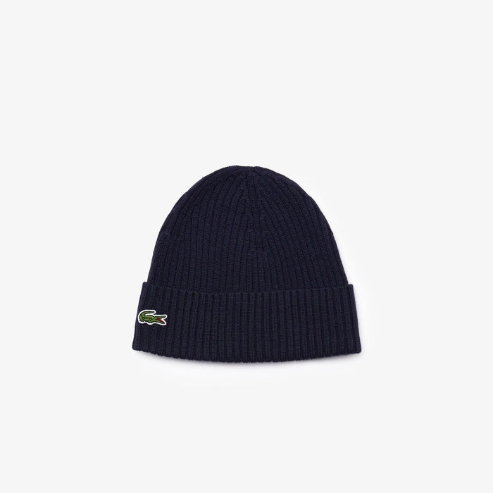 Lacoste Men's Ribbed Wool Beanie by I-Max Fashions