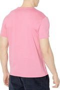 Lacoste Men's Short Sleeve Crew Neck Pima Cotton Jersey T-Shirt Reseda Pink by I-Max Fashions
