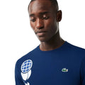 Lacoste Men's Short Sleeve Graphic Tennis Performance T-Shirt by I-Max Fashions