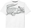 Lacoste Men's Short Sleeve Loose Fit Large Croc T-Shirt