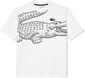 Lacoste Men's Short Sleeve Loose Fit Large Croc T-Shirt by I-Max Fashions