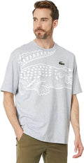 Lacoste Men's Short Sleeve Loose Fit Large Croc T-Shirt by I-Max Fashions