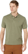 Lacoste Mens Short Sleeve Pima Jersey Interlock Regular Fit Polo by I-Max Fashions