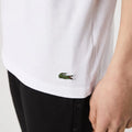 Lacoste Men's Signature And Crocodile Print Crew Neck Cotton T-Shirt by I-Max Fashions