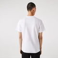 Lacoste Men's Signature And Crocodile Print Crew Neck Cotton T-Shirt by I-Max Fashions