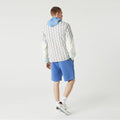 Lacoste Men's Signature Print Cotton Fleece Shorts by I-Max Fashions