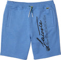 Lacoste Men's Signature Print Cotton Fleece Shorts by I-Max Fashions