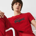 Lacoste Men's SPORT 3D Print Crocodile Breathable Jersey T-shirt by I-Max Fashions