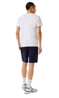 Lacoste Men's SPORT Patchwork Crocodile Print Cotton T-shirt by I-Max Fashions