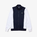 Lacoste Men's SPORT Resistant Bicolor Pique Zip Sweatshirt by I-Max Fashions