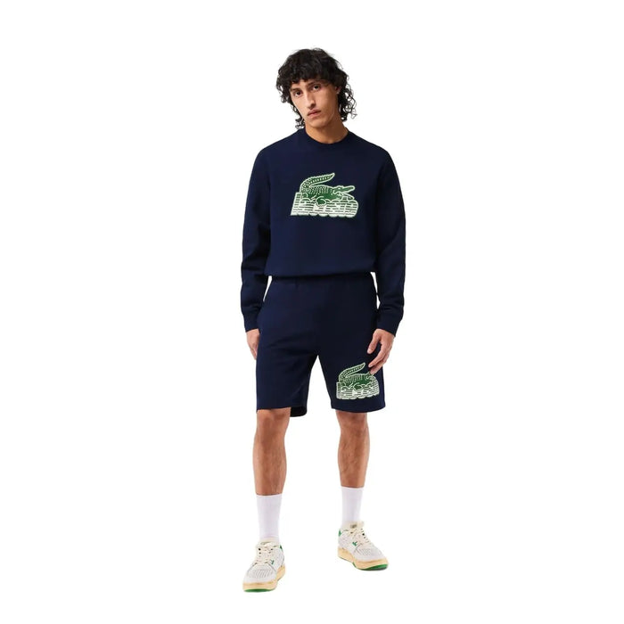 Lacoste Men's Unbrushed Cotton Fleece Shorts by I-Max Fashions