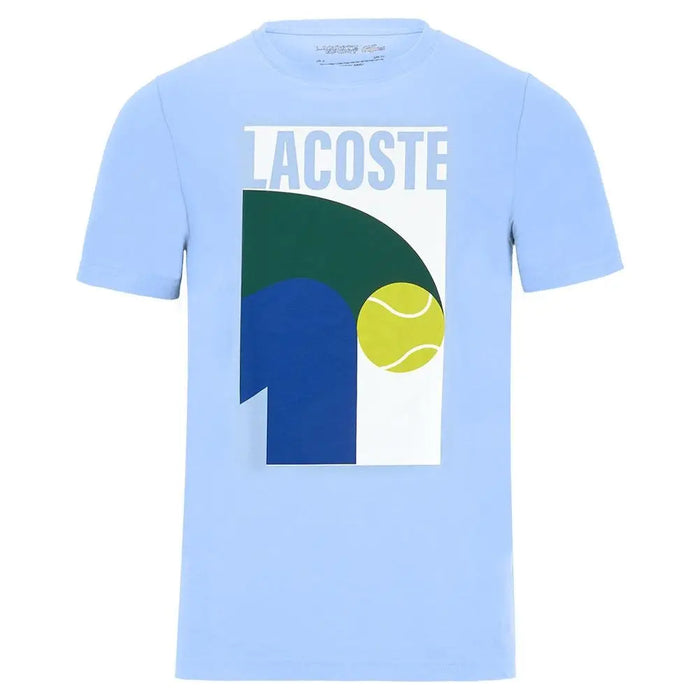 Lacoste SPORT Men's Breathable Graphic Print T-shirt by I-Max Fashions