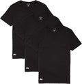 Lacoste Underwear Men's Essentials 3-Pack 100% Cotton Regular Fit Crew Neck T-Shirts by I-Max Fashions