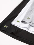 Lacoste Underwear Men's Essentials 3-Pack 100% Cotton Regular Fit Crew Neck T-Shirts by I-Max Fashions
