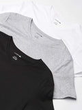 Lacoste Underwear Men's Essentials 3-Pack 100% Cotton Regular Fit V-Neck T-Shirts by I-Max Fashions