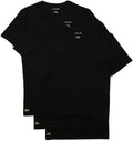 Lacoste Underwear Men's Essentials 3-Pack 100% Cotton Slim Fit V-Neck T-Shirts by I-Max Fashions