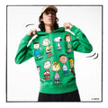 Lacoste x Peanuts Men's Hooded Organic Cotton Sweatshirt by I-Max Fashions