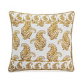 Lacourte 20 x 20 Timara Yellow Embroidered Decorative Pillow by Vanessa Jane