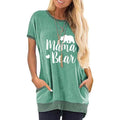 Ladies Long T Shirts Cotton Graphic Lettern Print Summer Tops by DailySale
