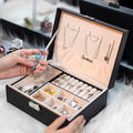 Lady PU Leather Jewelry Box by DailySale