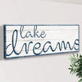 Lake Dreams Sign II by Tailored Canvases