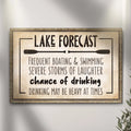 Lake Forecast Sign by Tailored Canvases