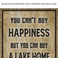 Lake Home Sign by Tailored Canvases