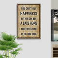 Lake Home Sign by Tailored Canvases