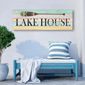 Lake House Coastal Sign by Tailored Canvases
