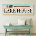 Lake House Coastal Sign by Tailored Canvases