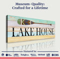 Lake House Coastal Sign by Tailored Canvases