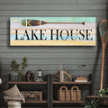 Lake House Coastal Sign by Tailored Canvases