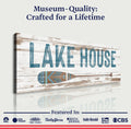 Lake House Coastal Sign II by Tailored Canvases