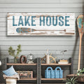 Lake House Coastal Sign II by Tailored Canvases