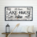 Lake House Sign IX by Tailored Canvases