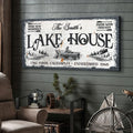 Lake House Sign IX by Tailored Canvases