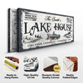 Lake House Sign IX by Tailored Canvases